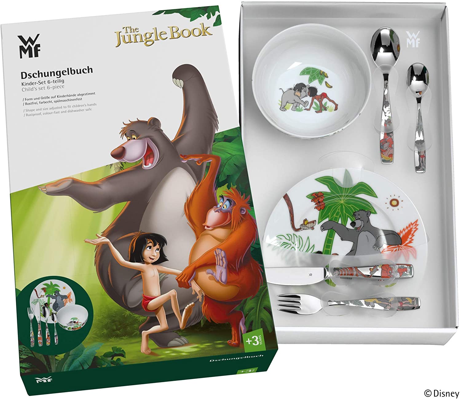 Couverts enfant personnalisés Disney - Le Livre de la Jungle
